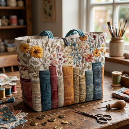 Garden Library Quilted Classic Tote Bag SN0DK048