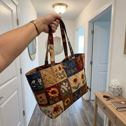Garden Mosaic Quilted Classic Tote Bag SN0DK001
