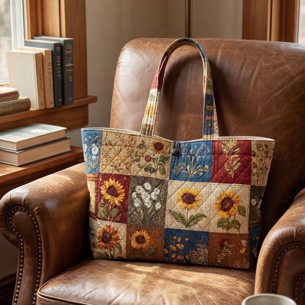 Garden Mosaic Quilted Classic Tote Bag SN0DK001