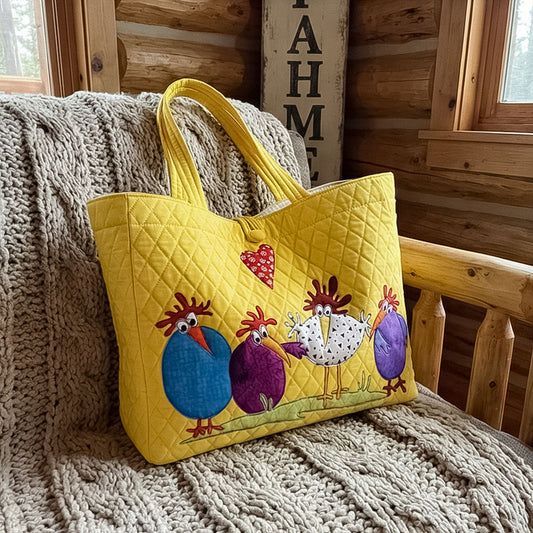 Happy Hen Harmony Quilted Classic Tote Bag SN0PT024