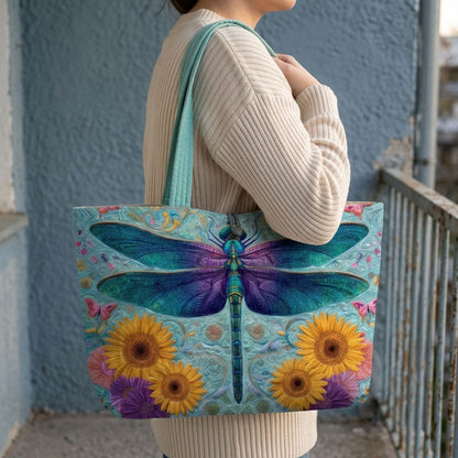 Nature Flutter Quilted Classic Tote Bag SN0DK036