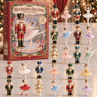 CHRISTMAS KICKOFF 40% OFF - Nutcracker Ballerina Advent Calendar 2026 - 24-Day Festive Countdown, Acrylic Charms Blind Box - Gift For Ballet Lovers AC0TM415