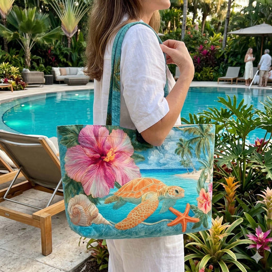 Ocean Dream Quilted Classic Tote Bag SN0DV021