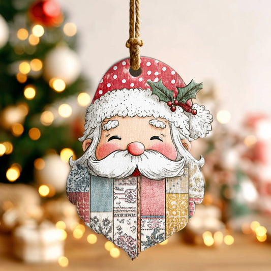 Santa Cheer Mica Ornament NCU0DH315