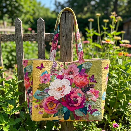 Spring Bouquet Quilted Classic Tote Bag SN0NT026
