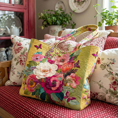 Spring Bouquet Quilted Classic Tote Bag SN0NT026