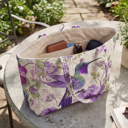 Spring Flight Quilted Classic Tote Bag SN0NT014