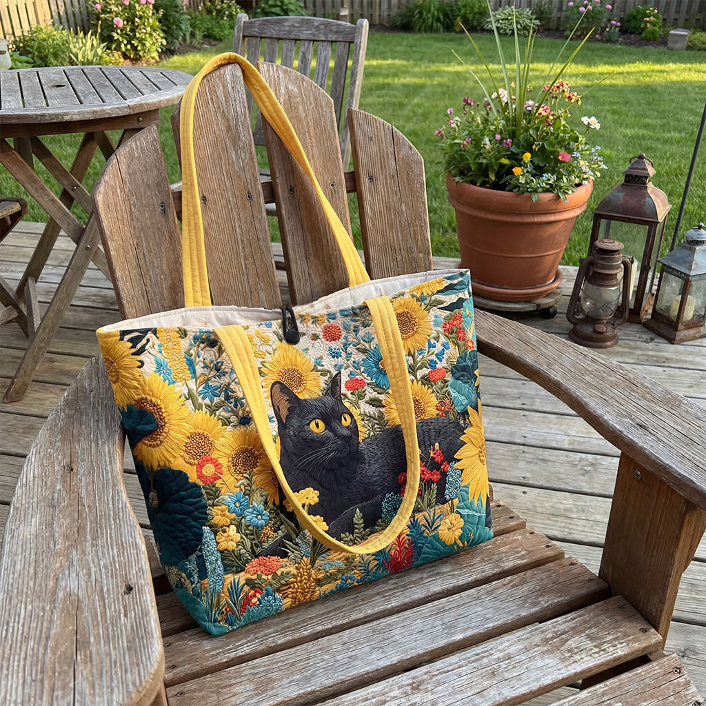 Sun-Drenched Shadow Quilted Classic Tote Bag SN0PT041