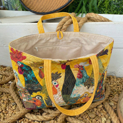 Sunny Farm Parade Quilted Classic Tote Bag SN0PT027