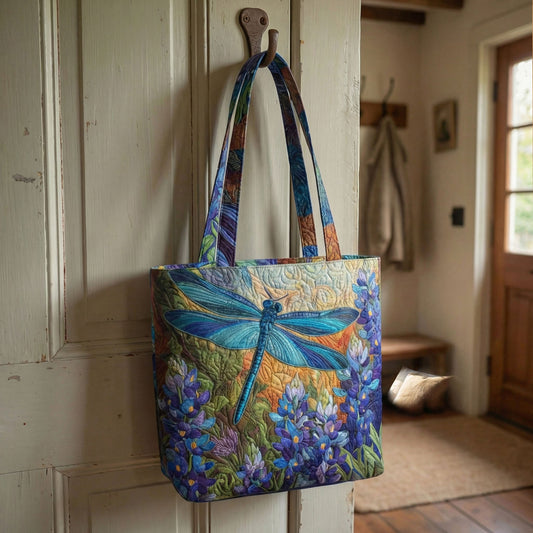 Sunset Stitch Quilted Zipper Tote Bag SN0DK009