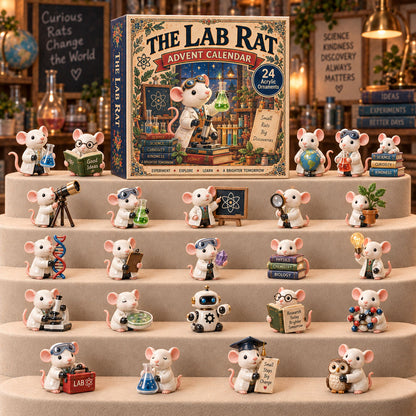 CHRISTMAS KICKOFF 40% OFF - The Lab Rat Advent Calendar 2026 - 24-Day Festive Countdown, Acrylic Charms Blind Box - Gift For Science Lovers AC0TM350