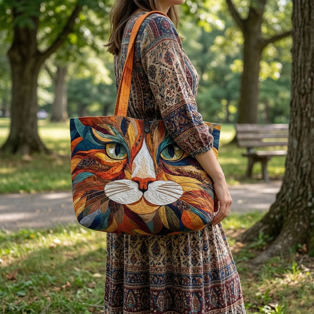 The Prism Paws Quilted Classic Tote Bag SN0PT044