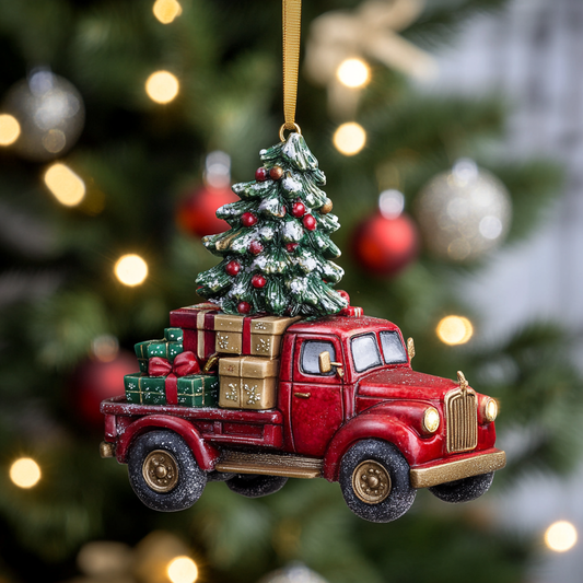Truck of Cheer Mica Ornament NCU0VH065