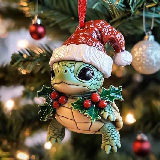 Turtle Tide Mica Ornament NCU0PT143