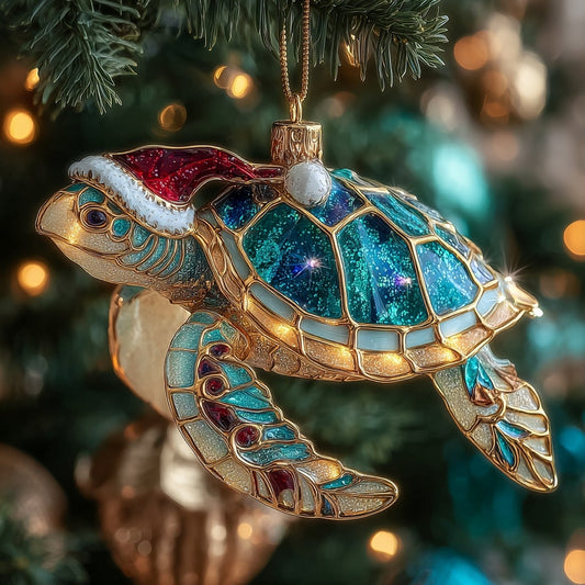 Twinkle Turtle Mica Ornament NCU0NL118