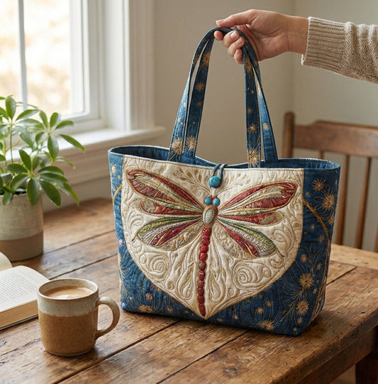 Wing Bloom Quilted Classic Tote Bag SN0DK018