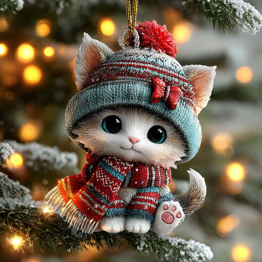 WinterMeow Mica Ornament NCU0HT076