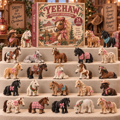 CHRISTMAS KICKOFF 40% OFF - Yeehaw Advent Calendar 2026 - 24-Day Festive Countdown, Acrylic Charms Blind Box - Gift For Friends, Family AC0TM353