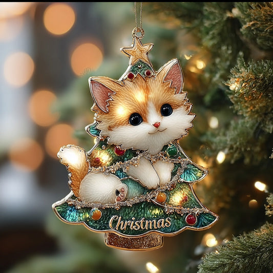 Twinkle Kitty Ornament Mica Ornament NCU0HT018